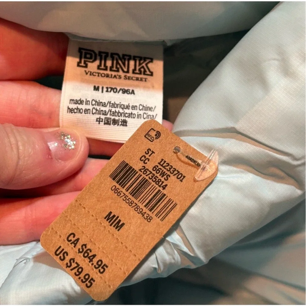 NWT Victoria's Secret PINK puffer‎ vest medium